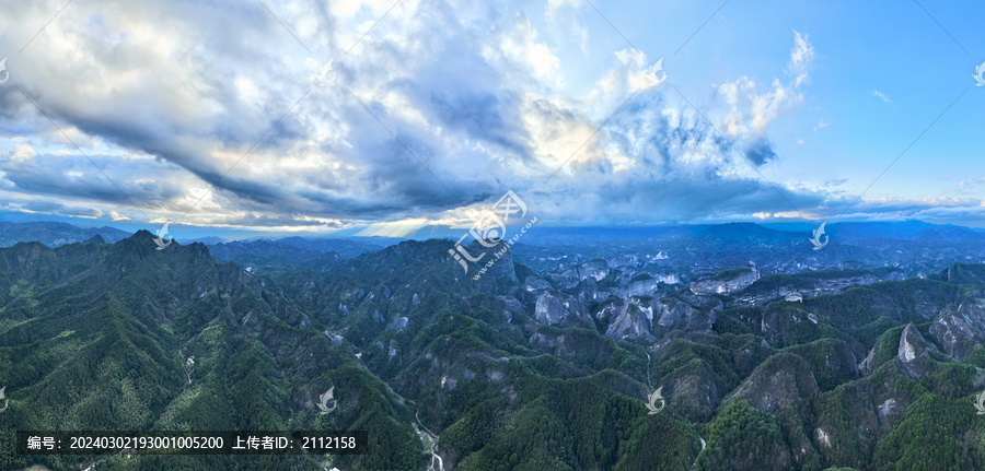 湖南崀山全景