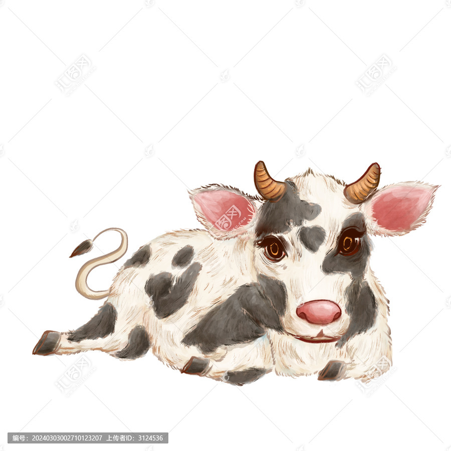 动物免抠素材十二生肖牛
