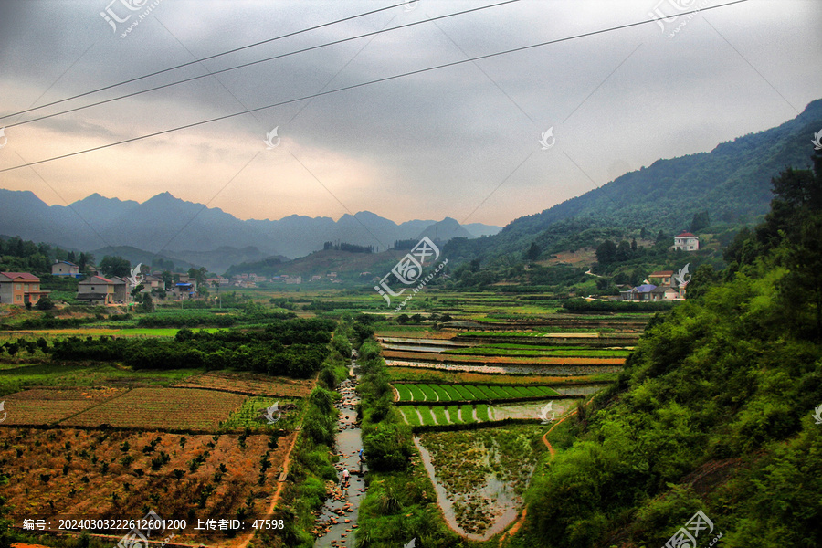 湘西农村路上的风景