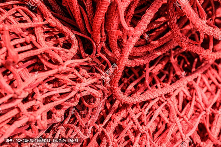 红色渔网