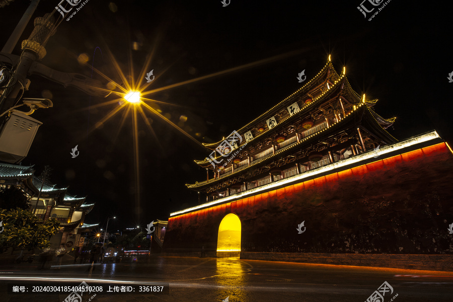 建水古城夜景