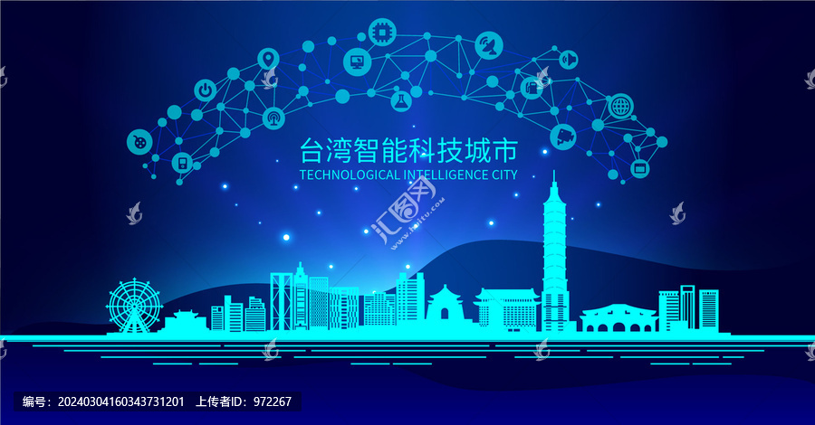 台湾矢量科技智能城市
