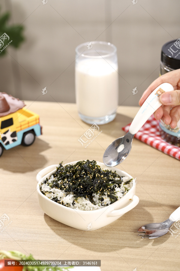 芝麻拌饭海苔碎