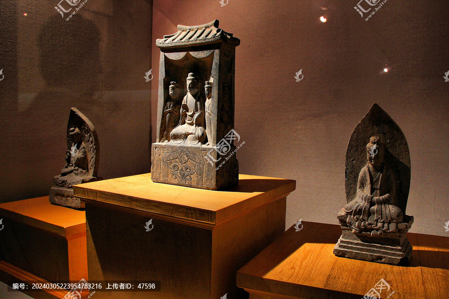 郑州博物馆石刻佛像佛龛