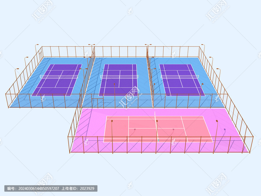 网球场配色