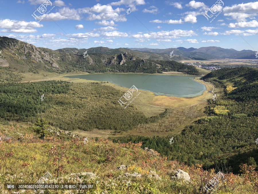 高山河流