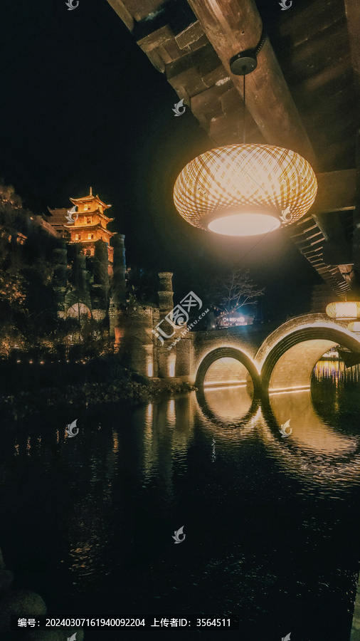 美丽的夜景