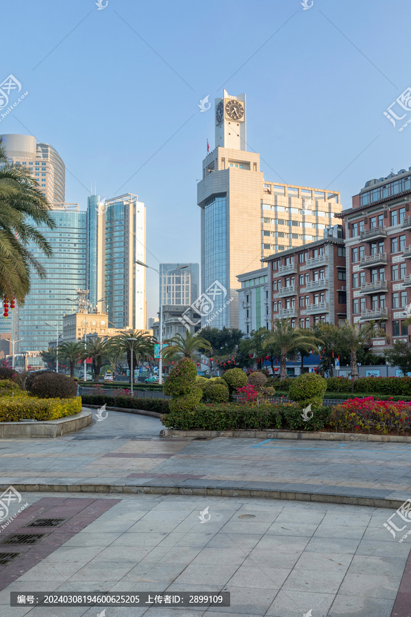 厦门阳光高层建筑都市风景