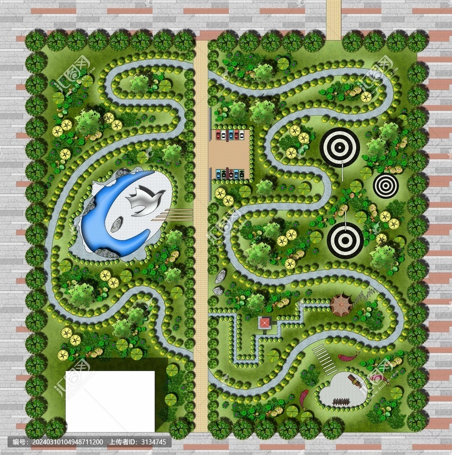 城市公園總平面