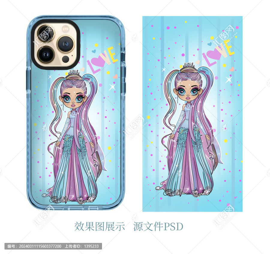 手機(jī)殼圖案美少女