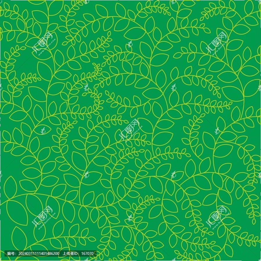 植物底紋背景