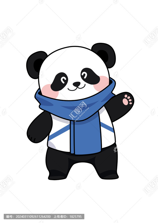 可愛(ài)的熊貓