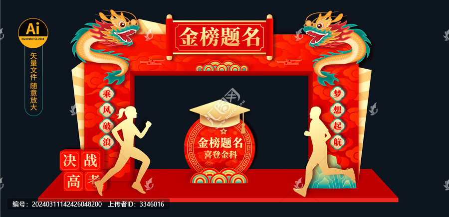 金榜題名門頭