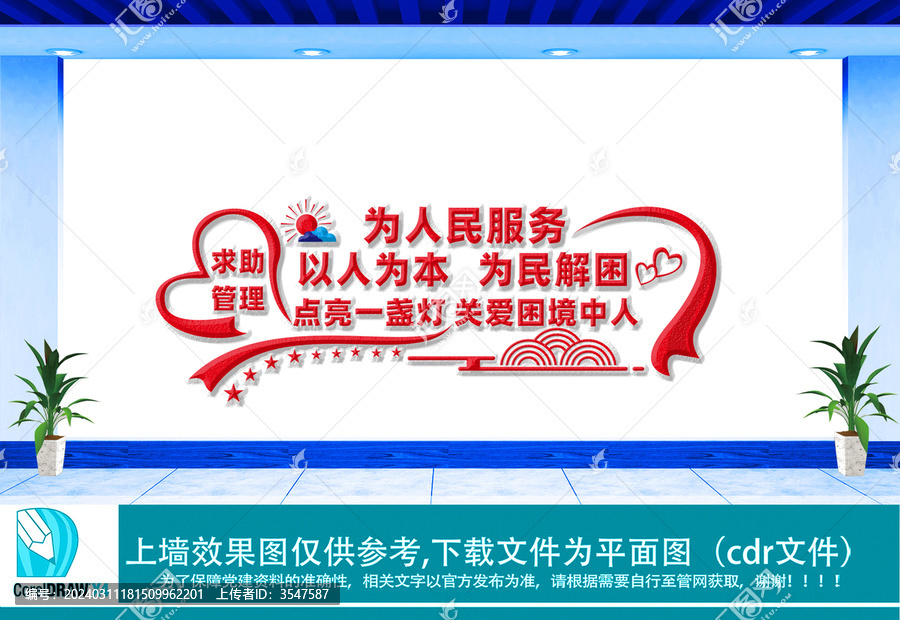 為人民服務(wù)文化墻