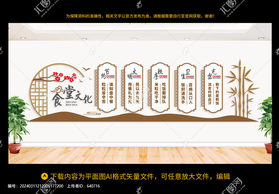 食堂文化墻