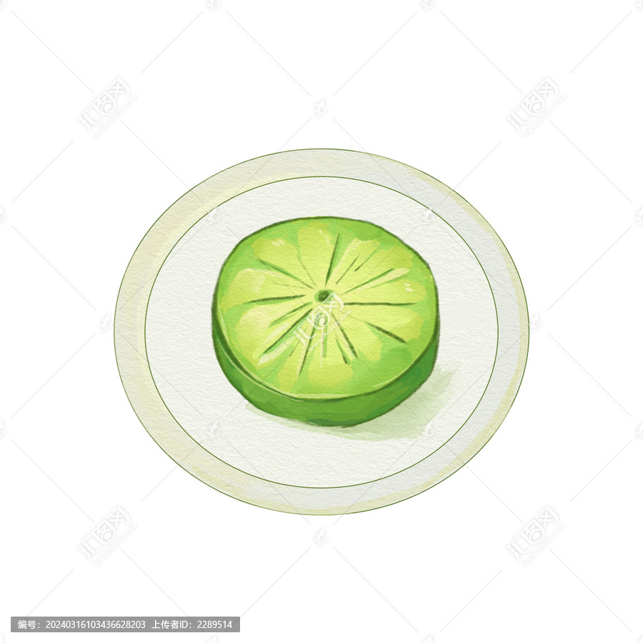 美食抹茶點心手繪插畫