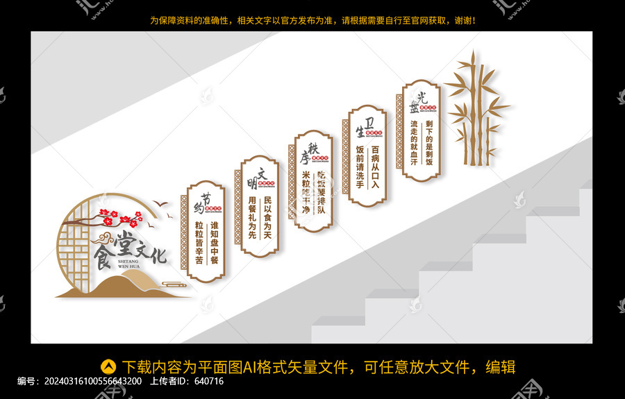 食堂文化墻