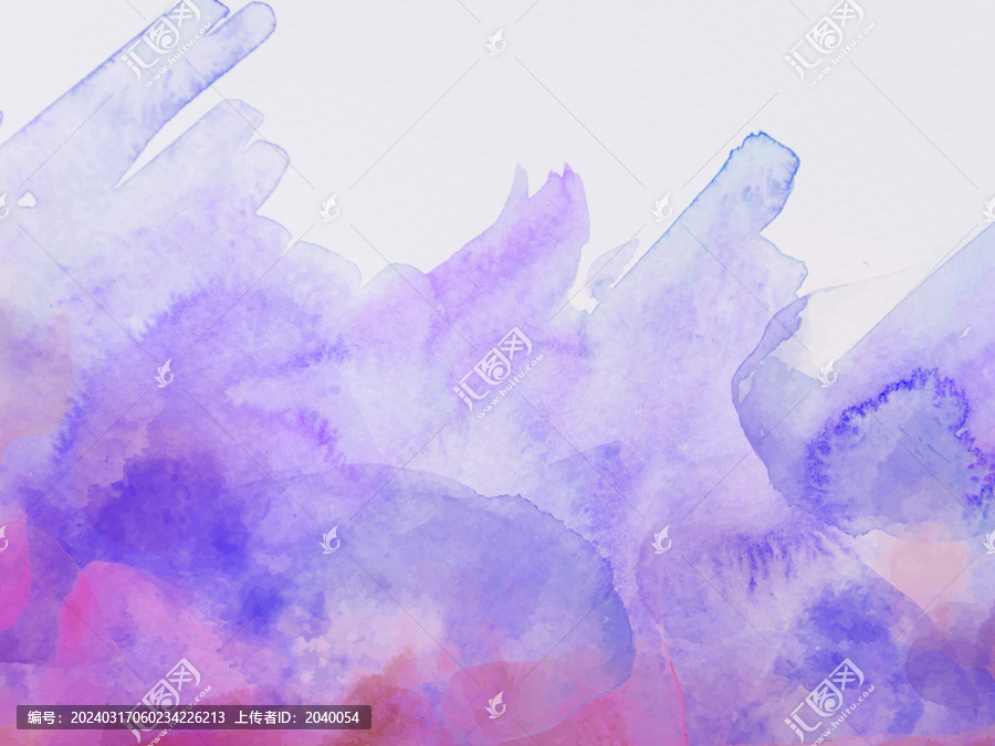 水彩手繪背景水彩筆觸暈染