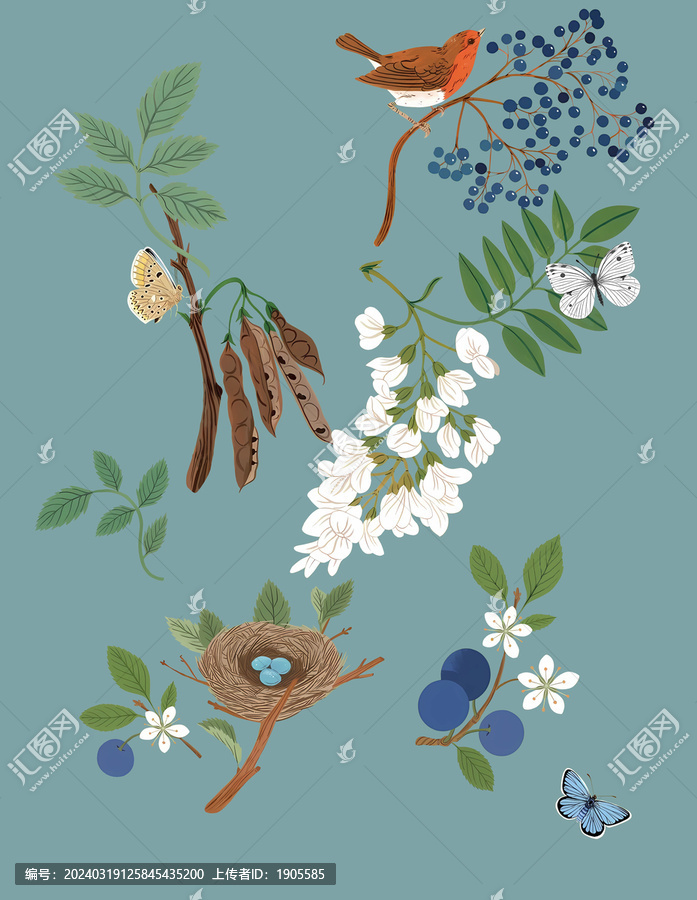 花鳥皂角