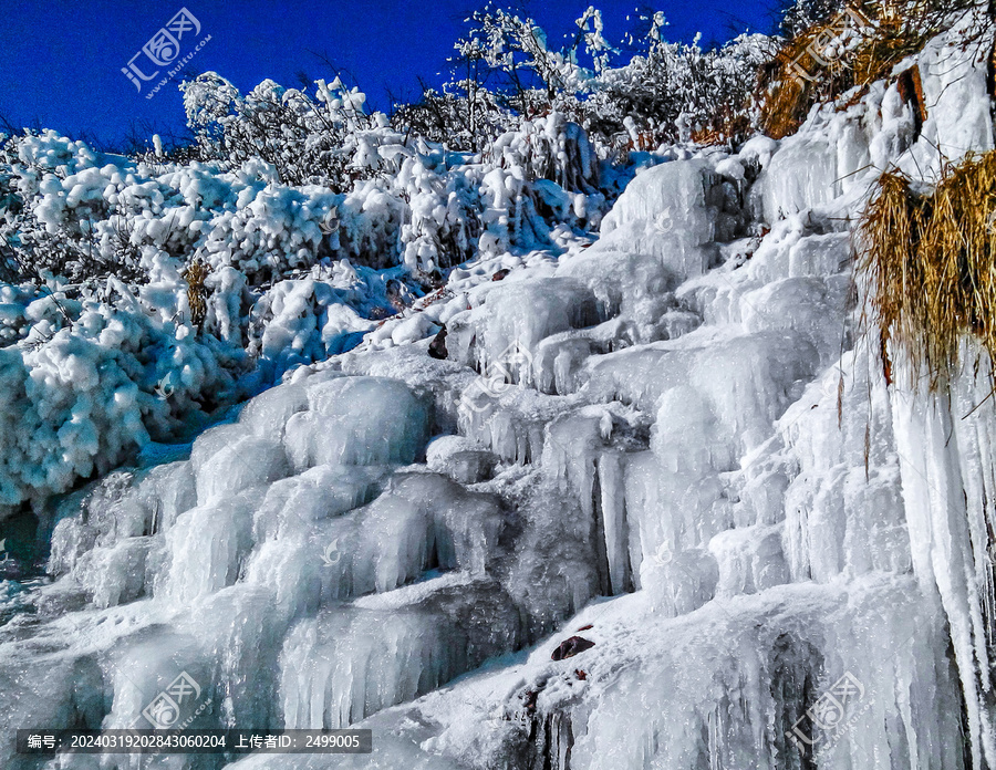 高山雾凇雪景