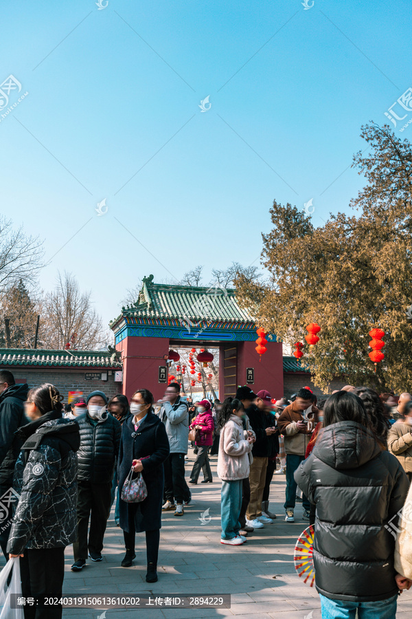 北京地坛公园春节庙会