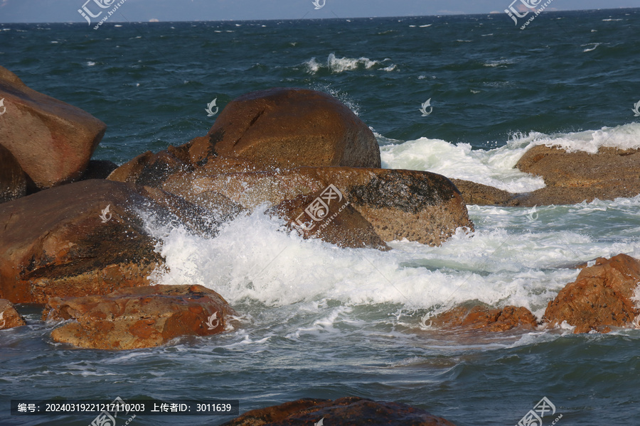 白色海浪