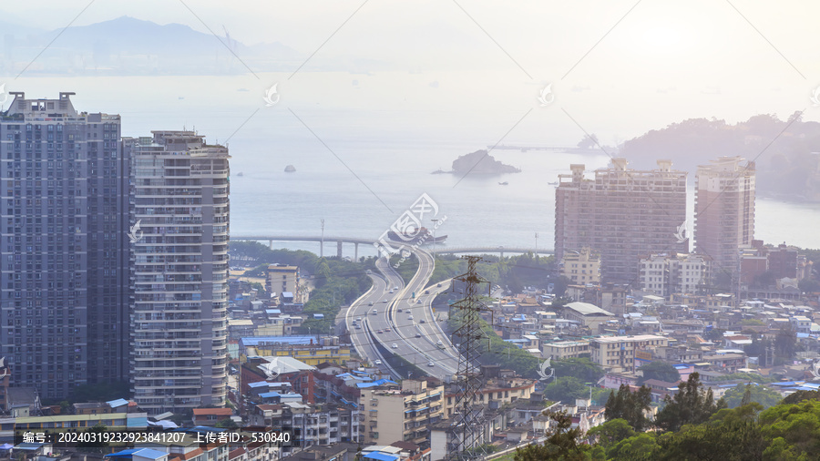 航拍溫州城市景觀