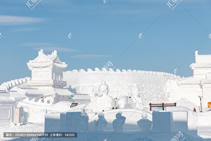 东北冰雪大世界冰雕雪雕雕塑施工