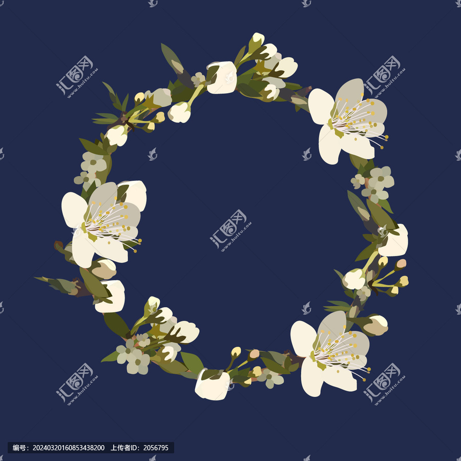 春天花朵花環(huán)