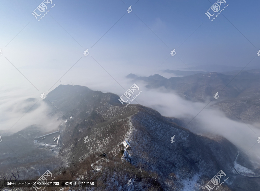 云台山云海雪景