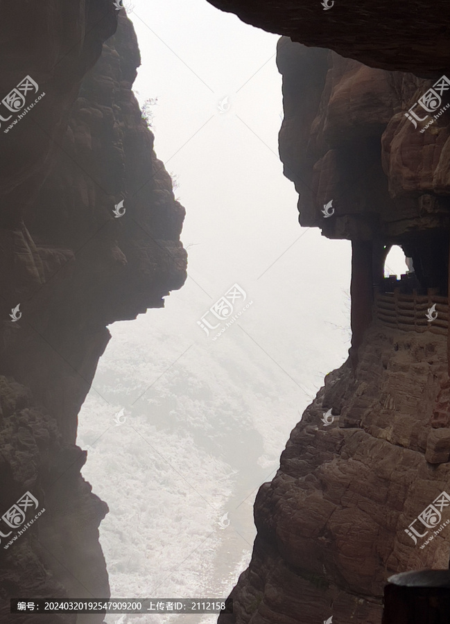 云台山雪景