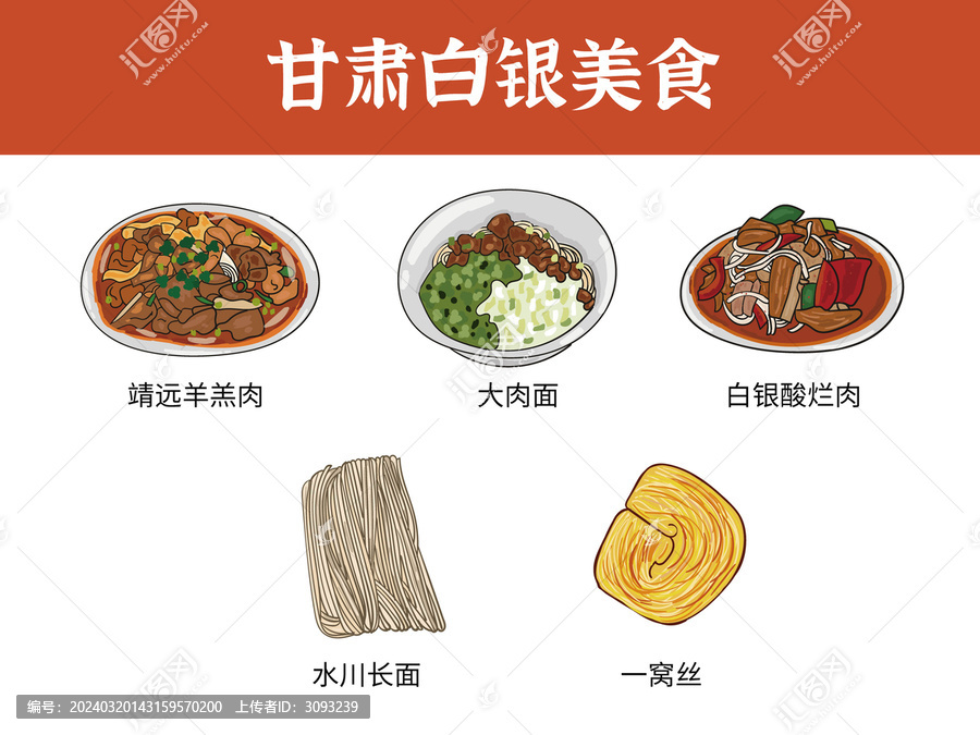 甘肅白銀市美食圖鑒