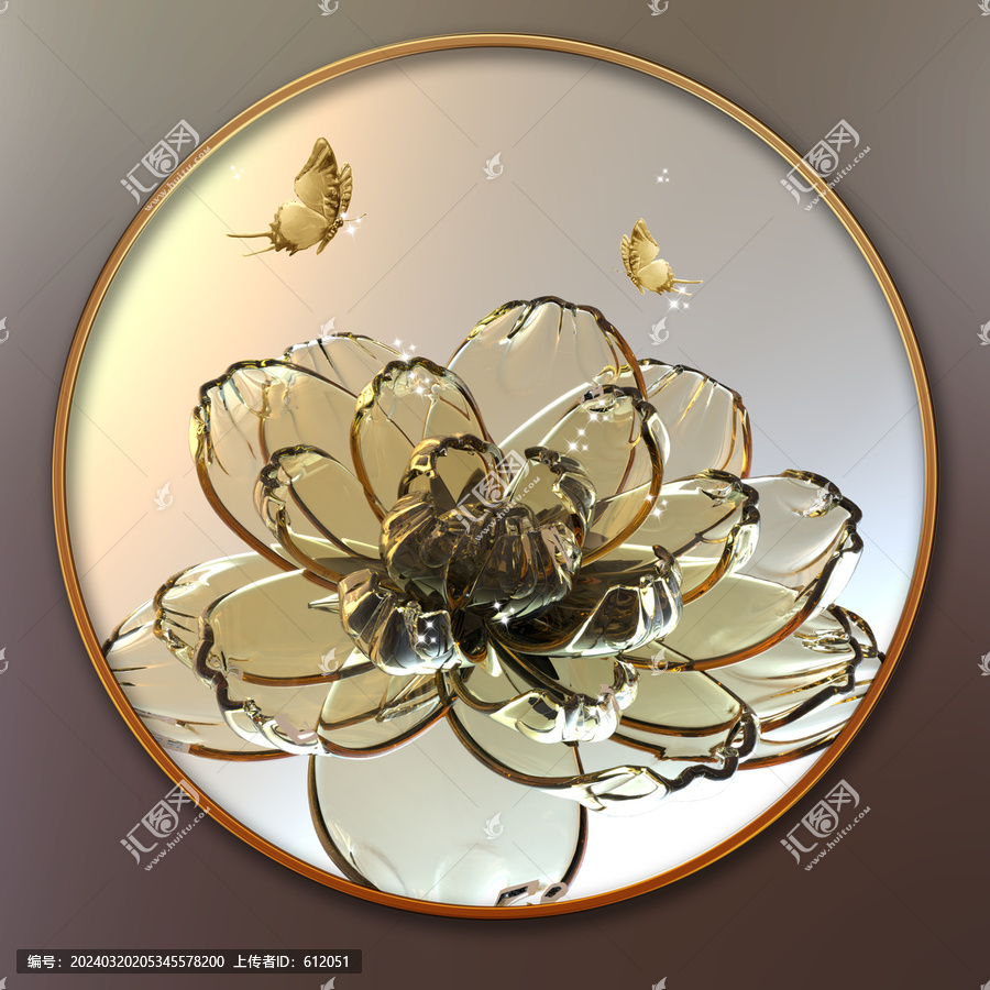 玻璃花卉