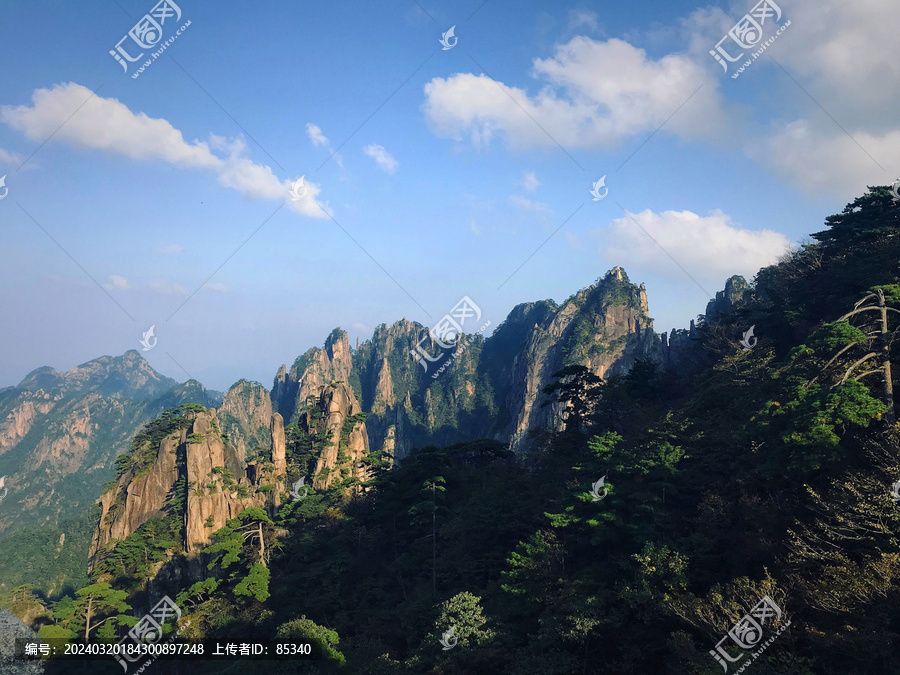 黄山狮子峰风景