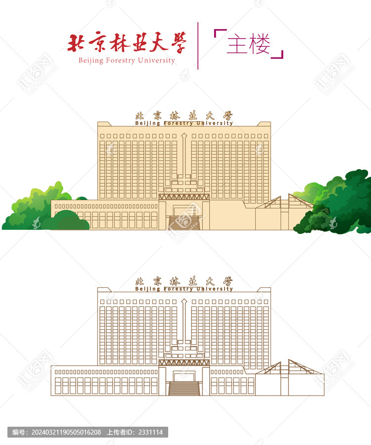 北京林业大学主楼