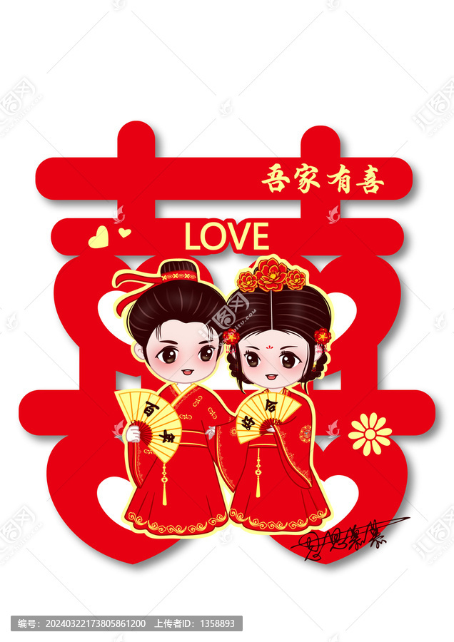 結(jié)婚喜字