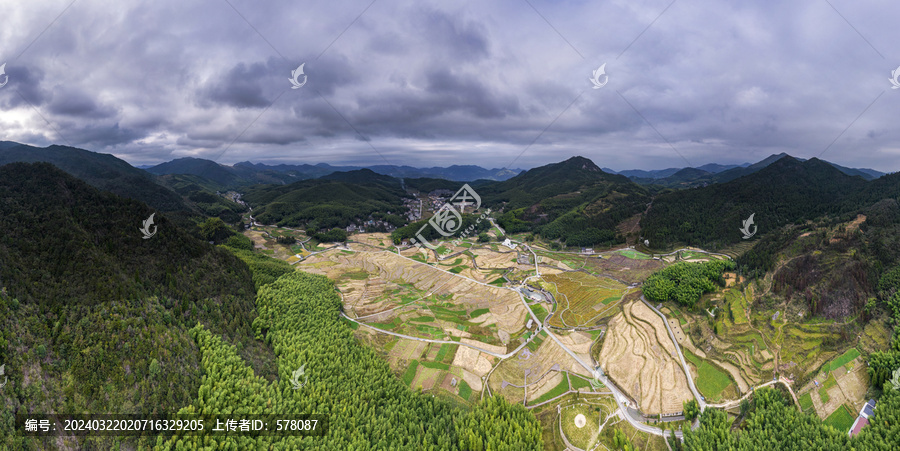浙江溫州甌海澤雅五鳳垟田野