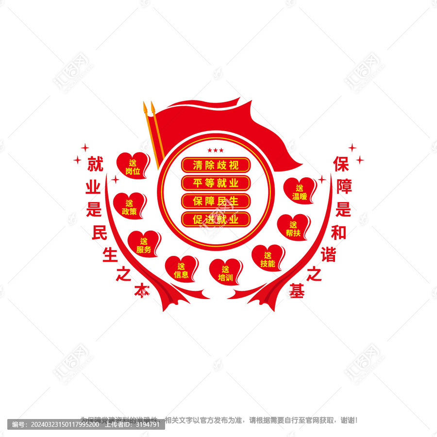人社局就業(yè)文化墻