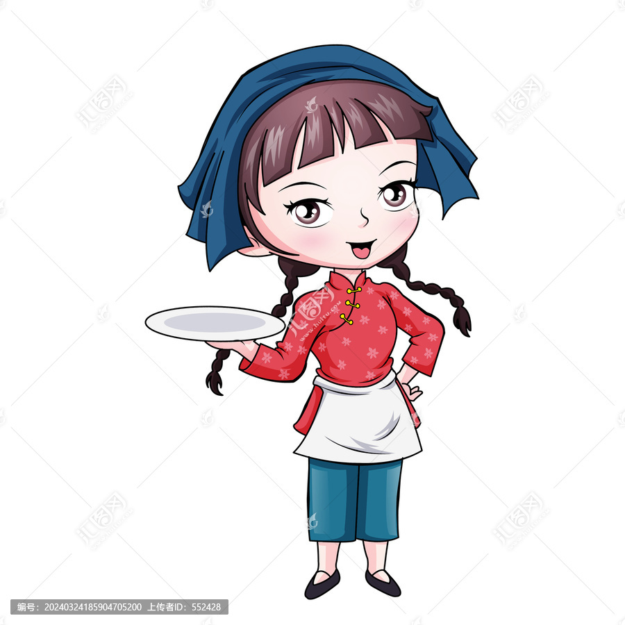 廚娘小妹卡通