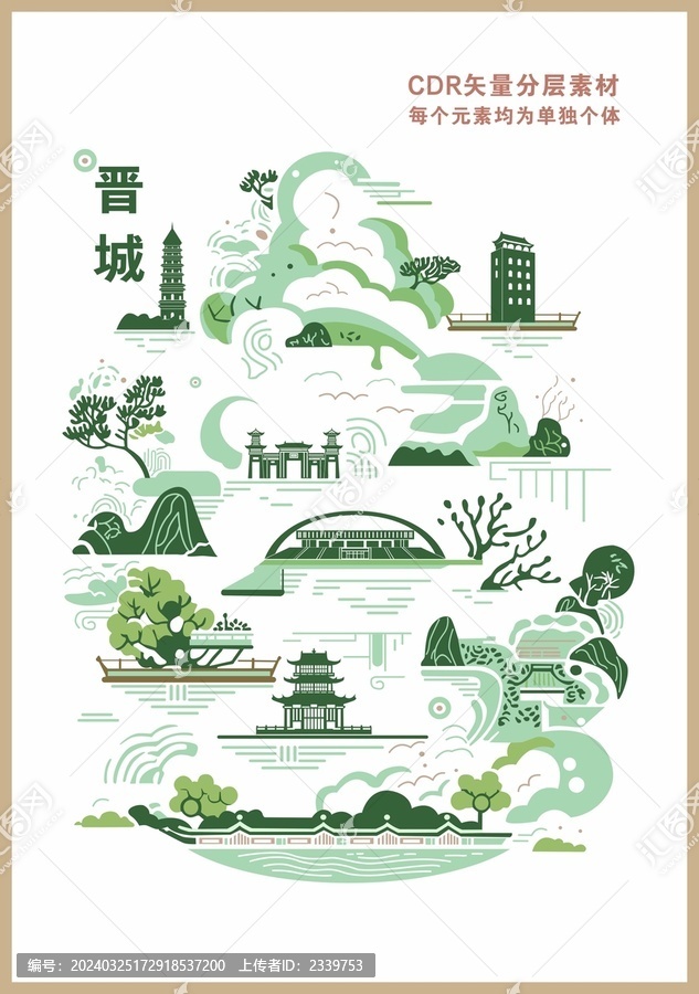 晉城城市海報