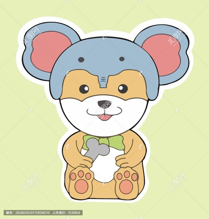 原創(chuàng)動物貼紙掛飾系列