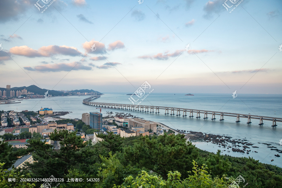 大连星海湾跨海大桥夜景