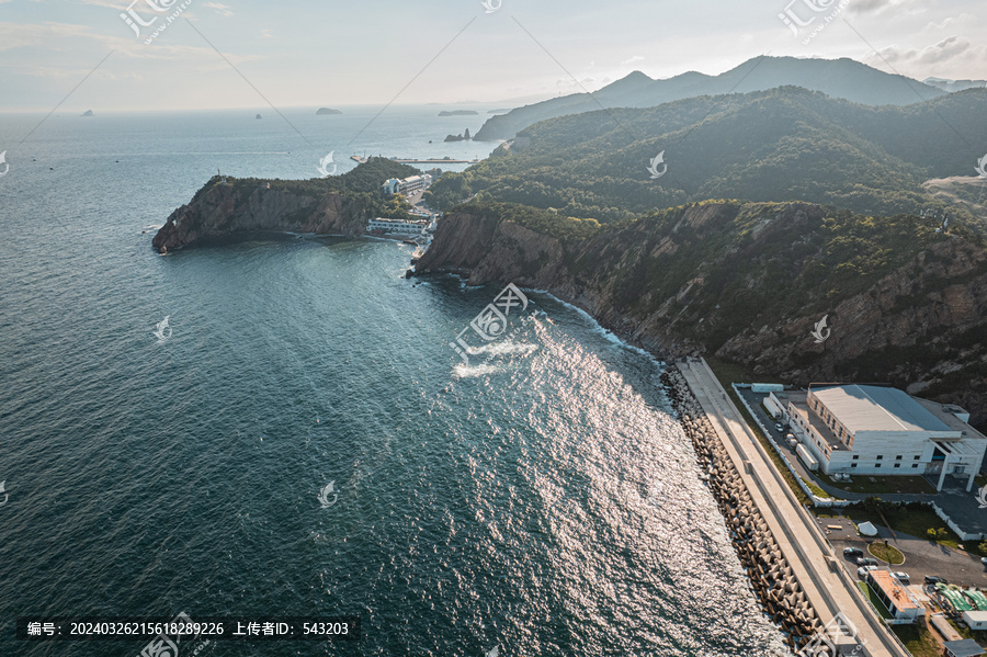 大连海滨海洋海景旅游无人机航拍