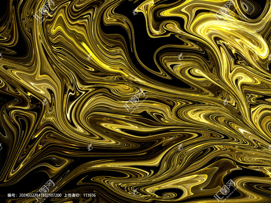 金色鎏金花紋
