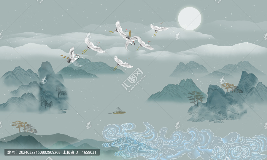 新中式山水畫