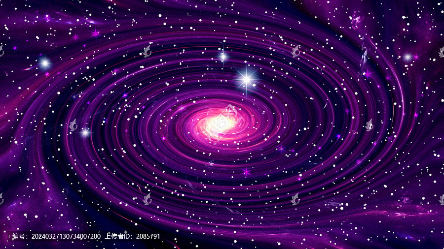 紫色旋渦星空