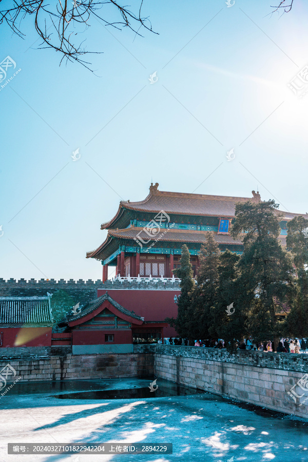 北京旅游风光历史遗迹故宫博物院