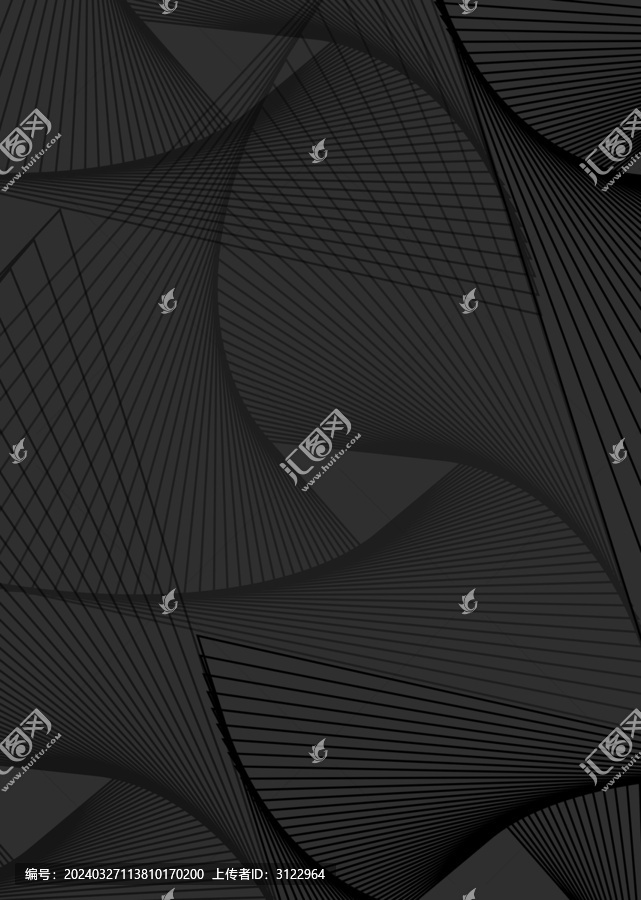 黑色科技漸變線條背景