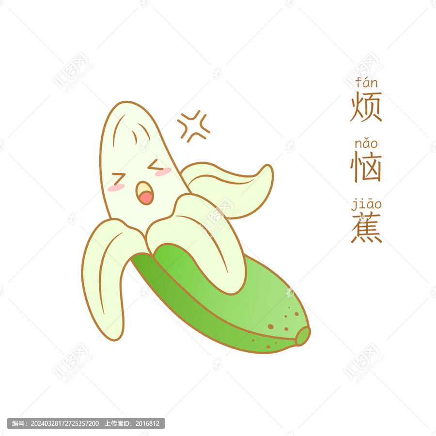 香蕉卡通形象