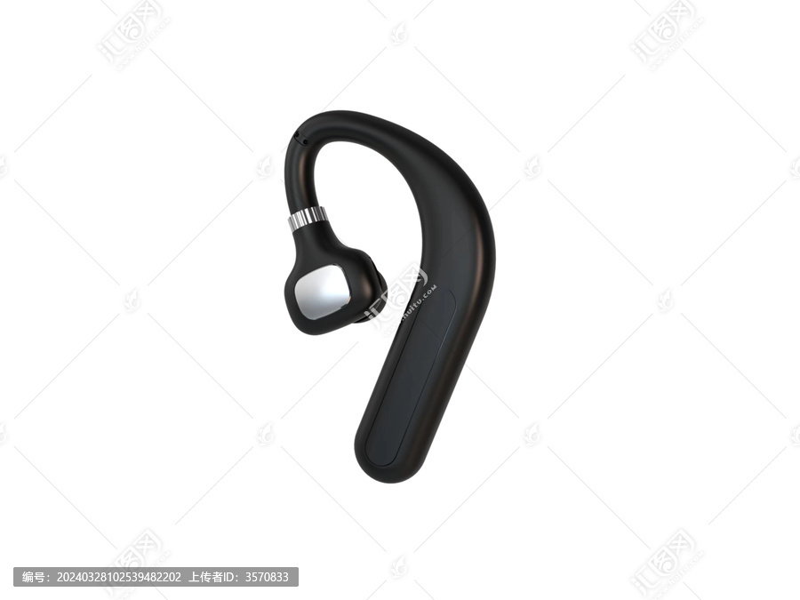 入耳式黑色耳机蓝牙耳机运动耳机
